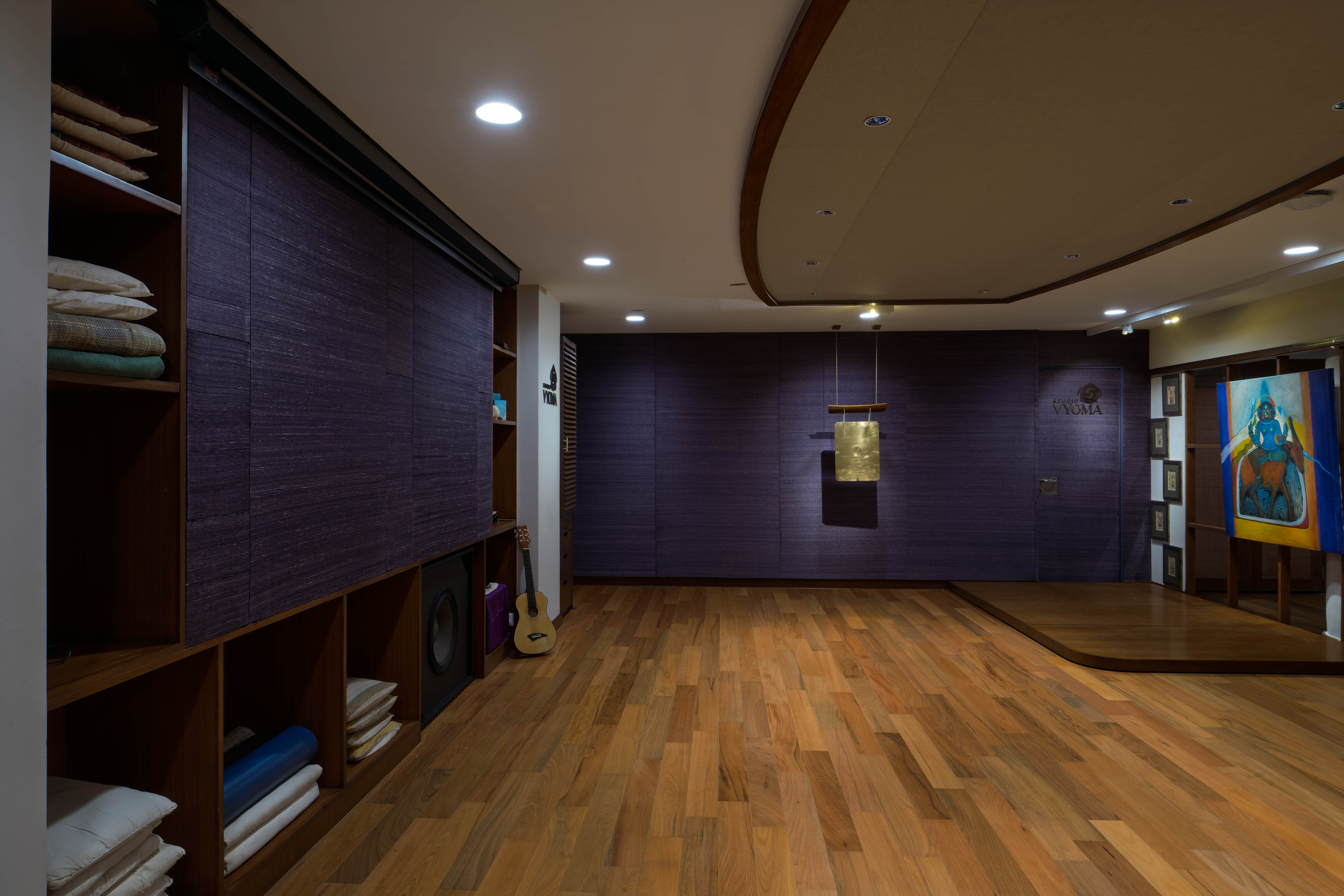 Acoustic studio space and music sessions at Studio Vyoma